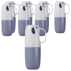 Woni's 旅行便攜式牙刷盒, 白色, 8個