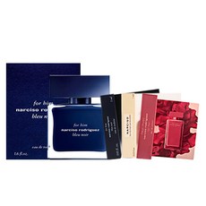나르시소로드리게즈 포 힘 블루 느와르 EDT 50ml + 향수샘플 랜덤, 1세트