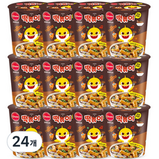 O taste 鯊魚寶寶炒年糕即食杯 炸醬口味, 116g, 24入