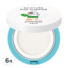 GOONGBE 宫中秘策 保濕溫和嬰幼兒防曬氣墊 SPF50+ PA++++, 14g, 6個