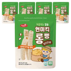Bebest 韓國產高鈣糙米棒, 原味, 20g, 5包