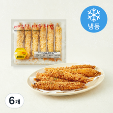 엠케이씨푸드 유탕 빵가루 빠삭한 헤드온 왕새우튀김 6미 (냉동), 300g, 6개
