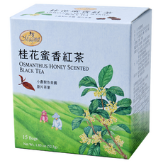 Magnet 曼寧桂花蜜香紅茶, 台灣在地茶, 南投名間鄉四季春烏龍茶, 全發酵半球形紅茶, 冷泡熱飲都甘美, 3.5g, 15包, 1盒