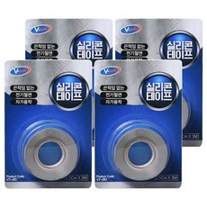 Vtech 자기융착 실리콘 테이프 회색, 4개