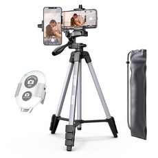 셀루미 136cm 고강성 퍼포먼스 삼각대 + 홀더 + 리모컨 세트, SEL-TRD150A, 삼각대 그레이, 리모컨 화이트, 1개