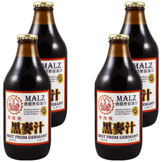 崇德發 黑麥汁, 330ml, 4瓶