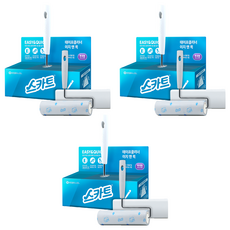 Scott 可麗舒 膠帶清潔滾筒 Easy & Quick 特大號手柄+補充包, 3套