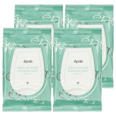 에이페 미셀라 워터 클렌징 시트, 32개입, 4개