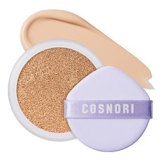 COSNORI Panthenol Barrier輕透水潤氣墊粉餅補充蕊 12g, 1個, Beige