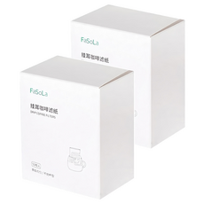 FaSoLa 掛耳咖啡濾紙 不挑杯型 可封式, 50個, 2組