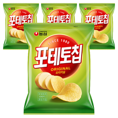 포테토칩 오리지널, 60g, 4개