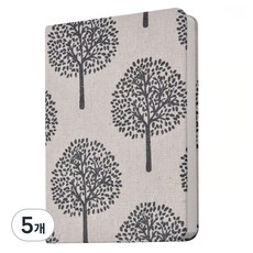 Oveye 感性日誌 迷你日記本 A6, 5個, 丁香白