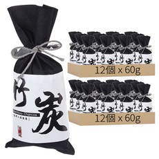 小麥購物 除濕竹炭包竹炭 C273, 60g, 24個