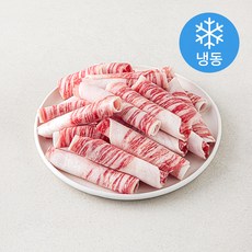 우미학 돌돌말이 한우차돌 1등급 샤브샤브 (냉동), 300g, 1개
