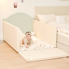 꿈비 하이가드 범퍼 놀이방매트 고객직접설치, 뮤트그린