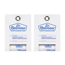 THE FACE SHOP 菲詩小舖 貝爾默博士日常修護潤唇膏, 混合色, 4g, 2個