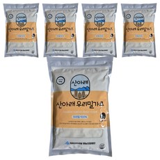 山下 韓國國產小麥粉 矮腳白小麥 低筋麵粉, 1kg, 5個