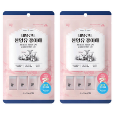 Chogong 朝貢 營養蔬菜肉泥 貓犬用 我愛有機山羊奶+雞胸肉 含濟州島花椰菜和紅蘿蔔 高含水量, 60g, 2袋