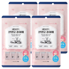 Chogong 朝貢 營養蔬菜肉泥 貓犬用 我愛有機山羊奶+雞胸肉 含濟州島花椰菜和紅蘿蔔 高含水量, 60g, 4袋