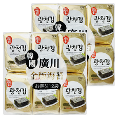 廣川海苔 韓國產 全羅道海苔, 42g, 2袋