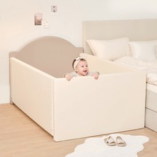 꿈비 하이가드 범퍼 놀이방매트 고객직접설치, 소프트브라운