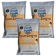 山下 韓國國產矮種全麥低筋麵粉, 1kg, 3個