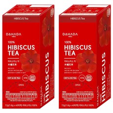 다하다 히비스커스차, 1.8g, 40개입, 2개