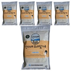 山下 韓國國產矮種全麥低筋麵粉, 1kg, 5個