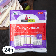 스쿨초이스 스트링치즈, 24g, 12개입, 2개