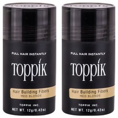 TOppiK 增髮纖維 12g, 暗金 MEDIUN BLONDE, 2瓶