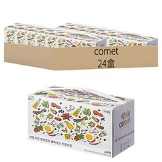 comet Kitchen 雙層抽取式廚房紙巾, 1盒, 24盒