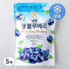 왕 블루베리 (냉동), 5개, 500g