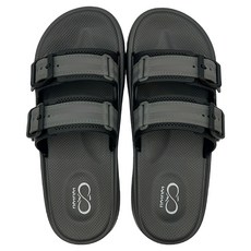 WUWU 冒險家雙帶厚底拖 MA072 43, 灰色, 275mm