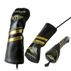 Matsui Golf Kaiser 手套式高爾夫球桿頭套 3 件套, 混色