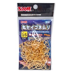 SAME 莎美 丸セイゴネムリ16 德用 SSH-092BP-N 金色, 1包, 124入