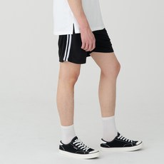 CARET 男款雙線運動短褲