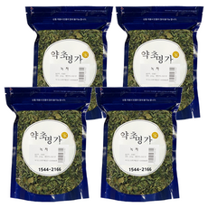 약초명가 녹차잎, 200g, 1개입, 4개