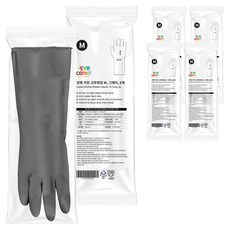 코멧 키친 고무장갑, 그레이, 중(M), 25세트