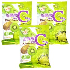 綠得製菓 奇異果硬糖, 100g, 3袋