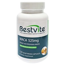 Bestvite MACA膠囊, 650mg, 120顆, 1罐