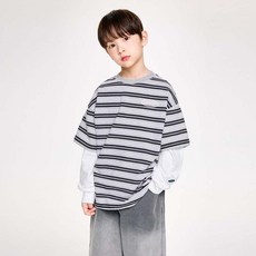 젤리스튜디오 멀티스트라이프레이어드 티셔츠