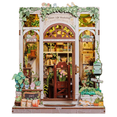 Daehotoys 裝載大自然的書店 袖珍屋 DIY 套組, 1個, 混色