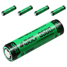 블랙울프 18650 B3 LG셀 충전 배터리 3500mAh, 1개입, 5개