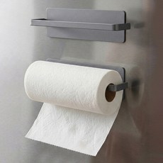 달콤상점 강력 자석 냉장고 키친타올걸이, 그레이, 2개