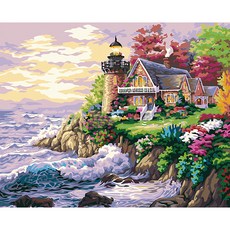 로디즌 명화 그리기 DIY 세트 40 x 50 cm, 꽃 들판, 1개