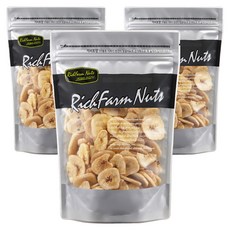 RichFarm Nuts 香蕉脆片, 600g, 3包