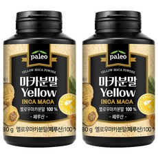 paleo 黃色印加瑪卡粉, 180g, 2個