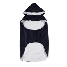 狗狗連帽雨衣 2L, 黑色, 1件