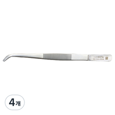 아미코 의료용 곡선형 핀셋 14cm, 4개, 80279