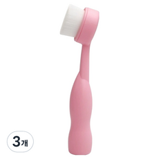 DeepTalk 站立式手柄細毛潔面刷 DT0904, 3個, 粉紅色